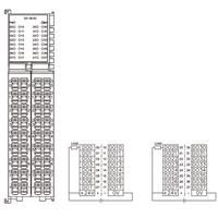 FX20-DO-BL50 ELCO IP20 MODULAR I/O SYSTEM, FX20-SUBMODULE, OUTPUT MODULE, 32-CHANNEL, NPN, DIN 35 MM RAIL INSTALLATION